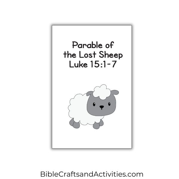 parable of the lost sheep mini book