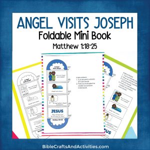 angel visits joseph mini book