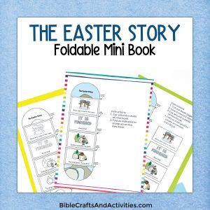 the easter story mini book