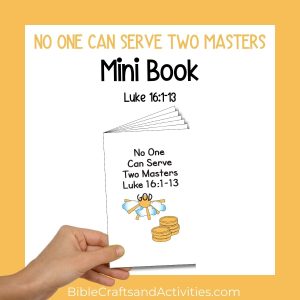 no one can serve two masters mini book