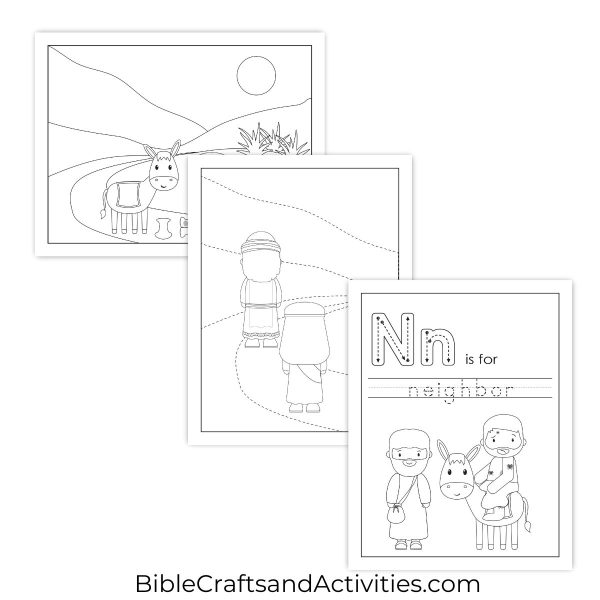 parable of the good samaritan activity pages