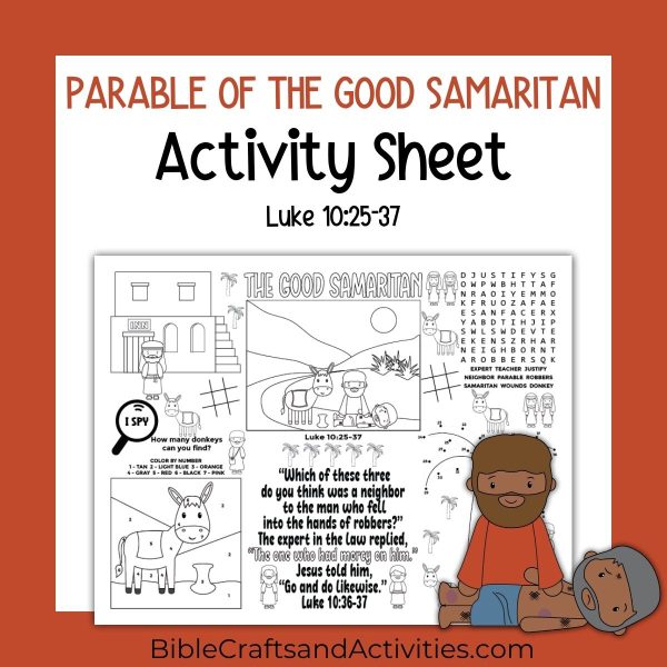 parable of the good samaritan activity sheet