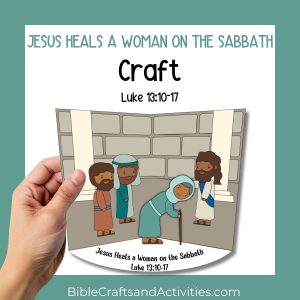 jesus heals a woman on the sabbath craft