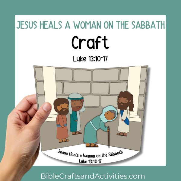 jesus heals a woman on the sabbath craft
