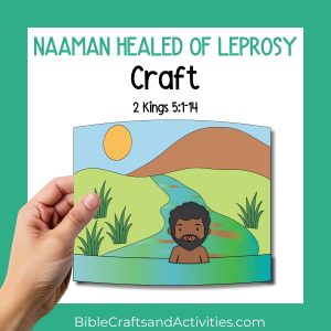 naaman healed of leprosy craft