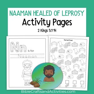 naaman healed of leprosy activity pages
