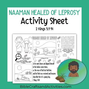 naaman healed of leprosy activity sheet