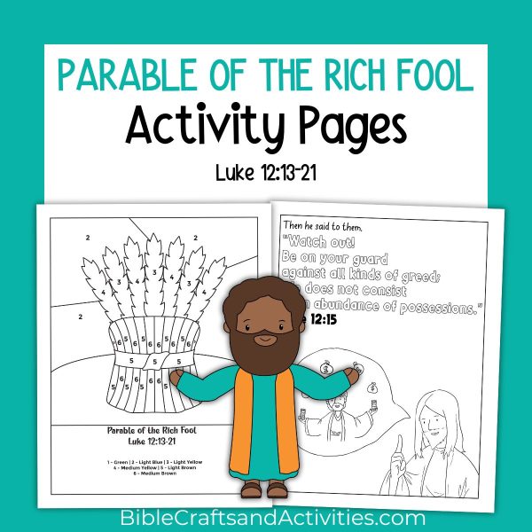 parable of the rich fool activity pages