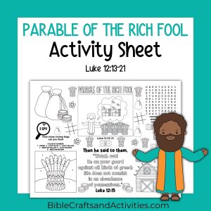 parable of the rich fool activity sheet