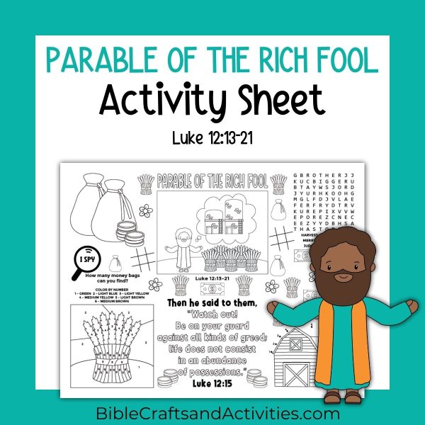 parable of the rich fool activity sheet