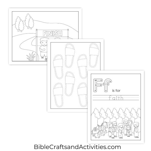 run with perseverance activity pages