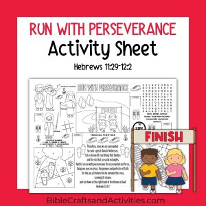 run with perseverance activity sheet