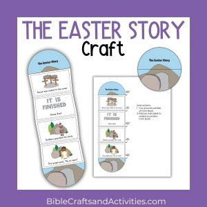 easter story mini book craft