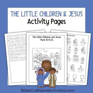 little children and jesus activity pages