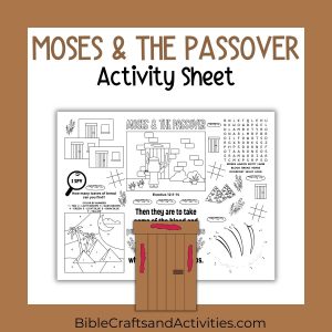 moses and the passover activity sheet