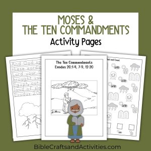 the ten commandments activity pages