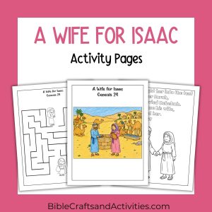 a wife for isaac activity pages