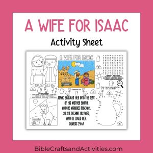 a wife for isaac activity sheet