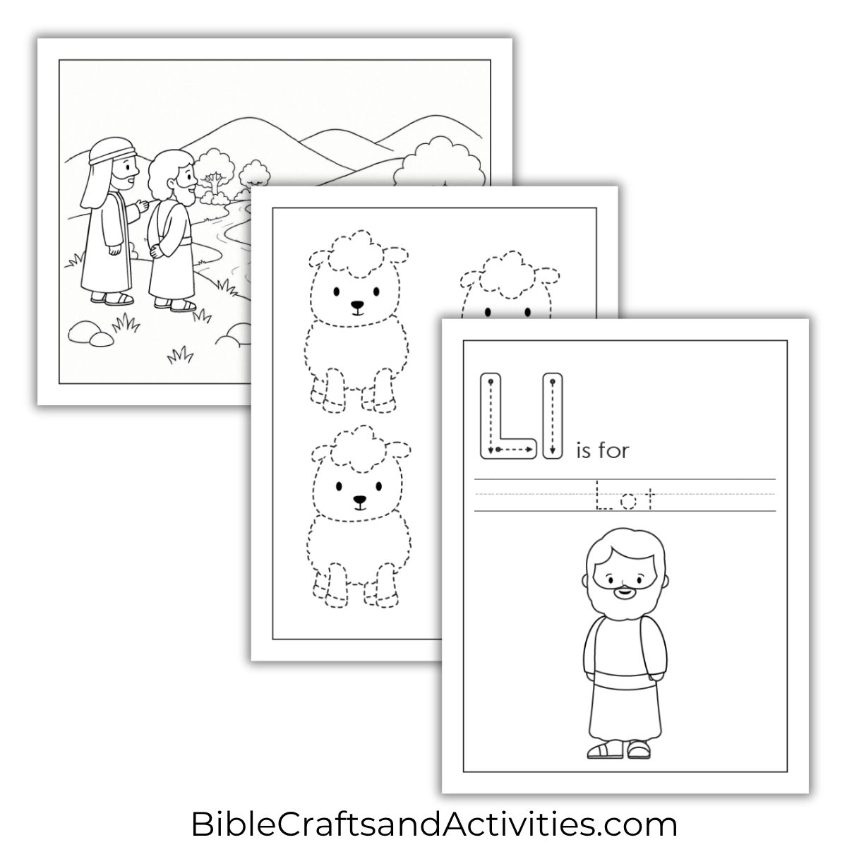 Abram and Lot Activity Pages