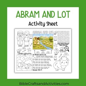 Abram and Lot Activity Sheet