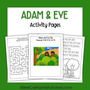 adam and eve activity pages