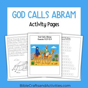 God Calls Abram Activity Pages