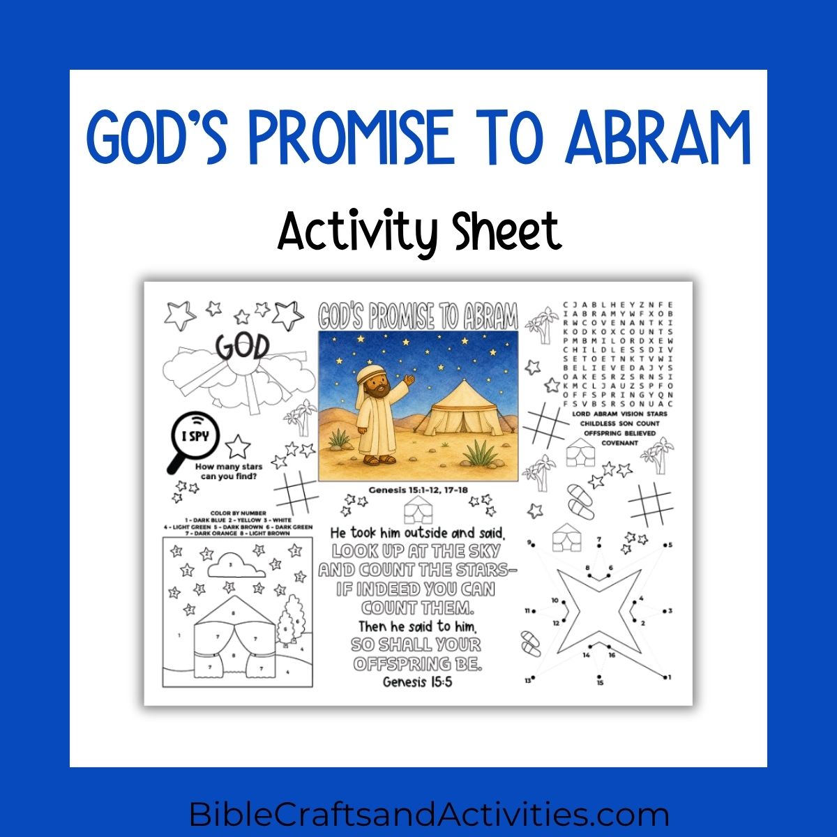 God's Promise to Abram Activity Sheet