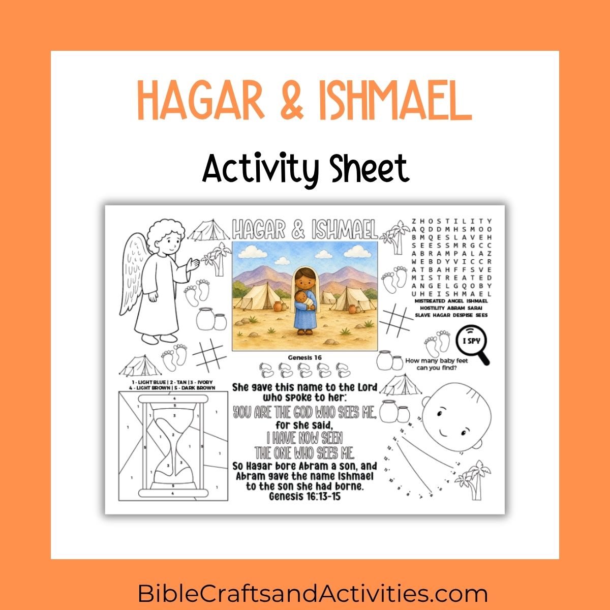 hagar and ishmael activity sheet