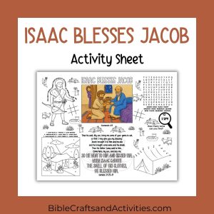 jacob tricks isaac activity sheet