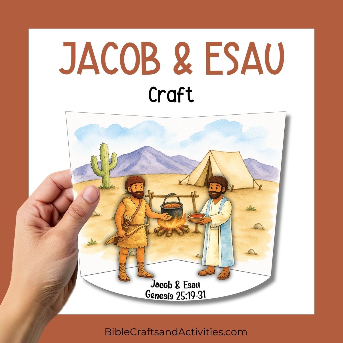 jacob and esau diorama craft