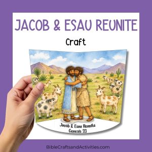 jacob and esau reunite diorama craft