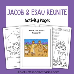 jacob and esau reunite activity pages