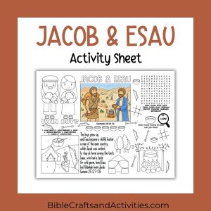 jacob and esau activity sheet