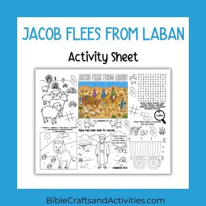 jacob flees from laban activity sheet