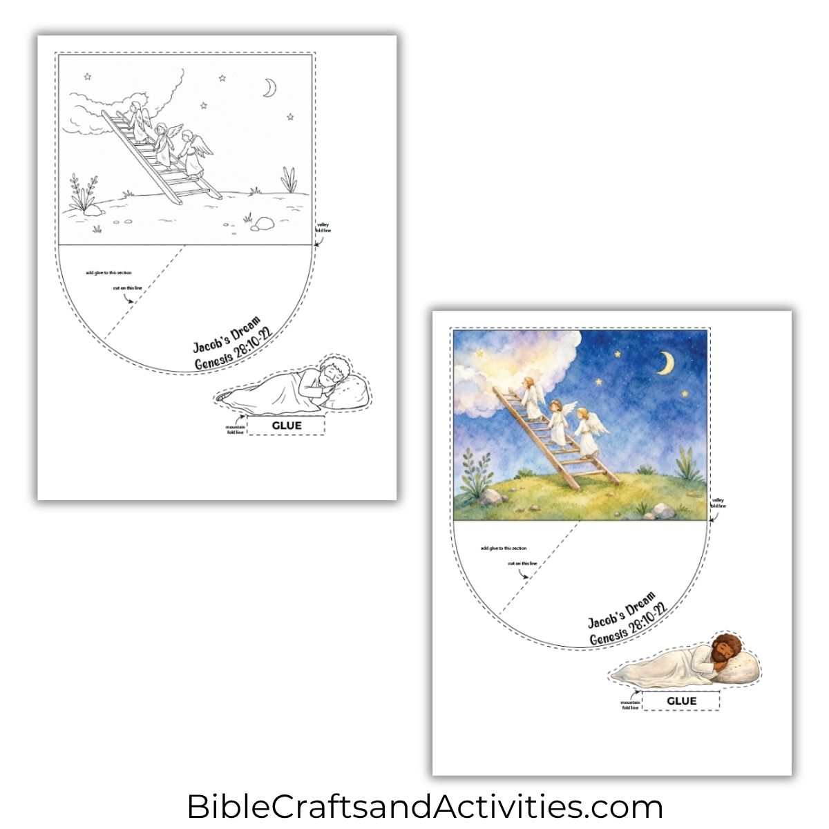jacob's dream diorama craft