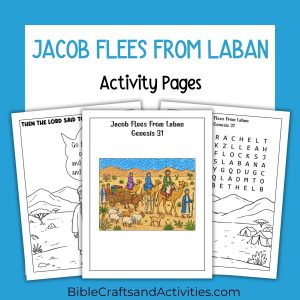 jacob flees from laban activity pages