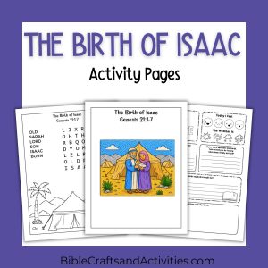 the birth of isaac activity pages