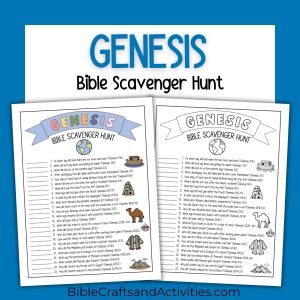 genesis bible scavenger hunt