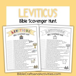 leviticus bible scavenger hunt