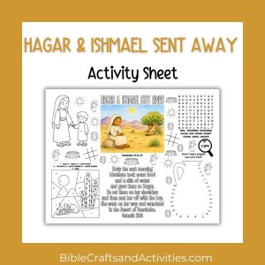 hagar and ishmael sent away activity sheet