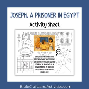 Joseph a Prisoner in Egypt Sheet