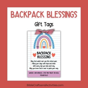backpack blessings gift tag