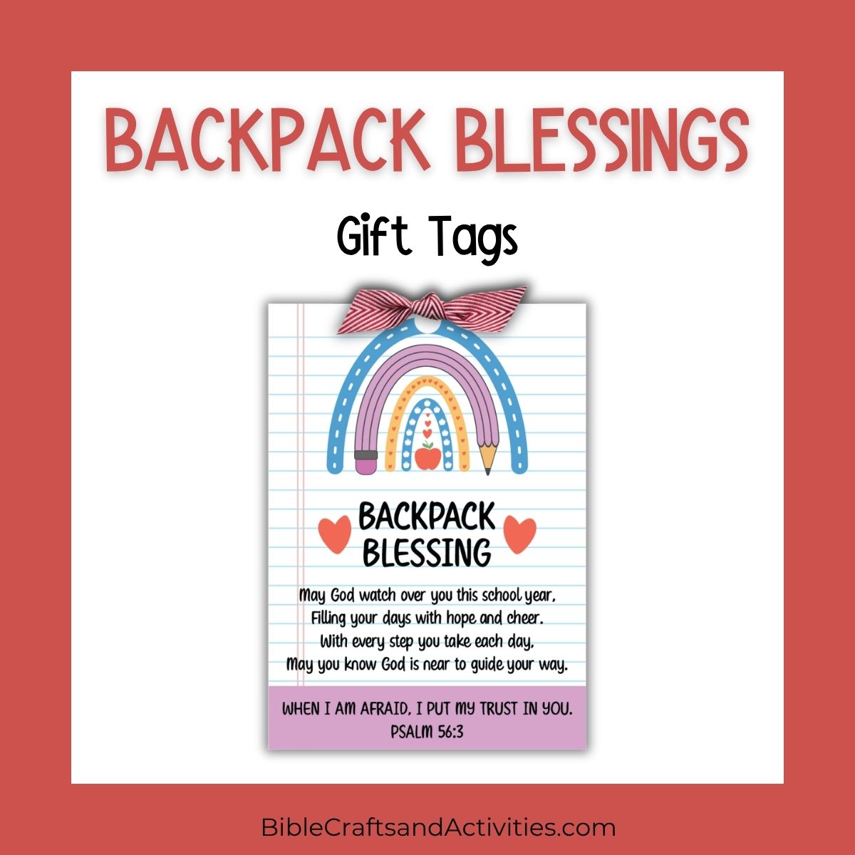 backpack blessings gift tag