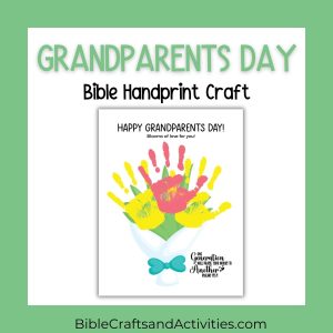 grandparents day handprint craft bouquet