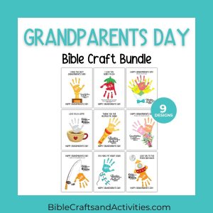 grandparents day handprint craft bundle