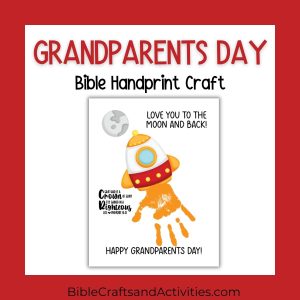 grandparents day handprint craft spaceship