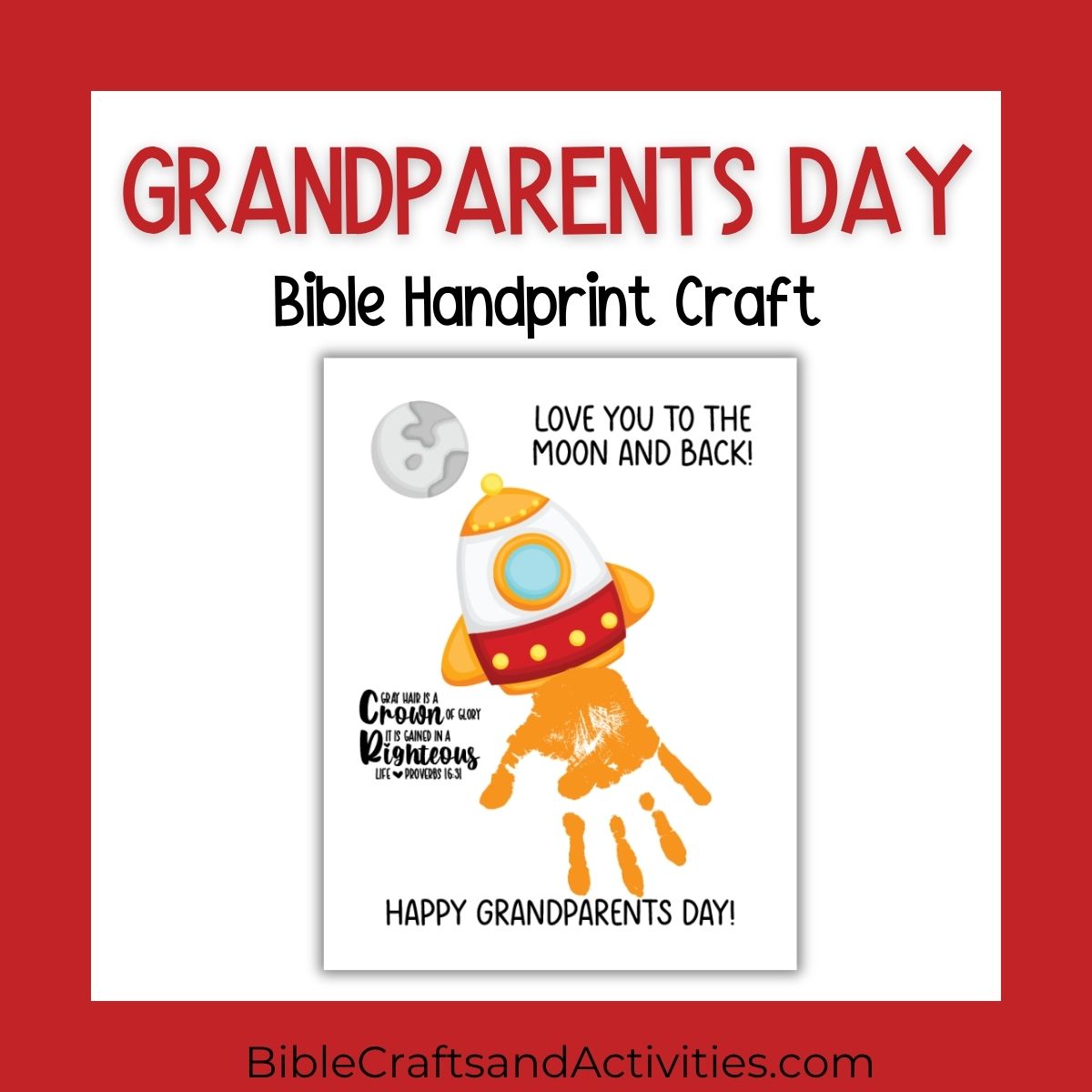 grandparents day handprint craft spaceship