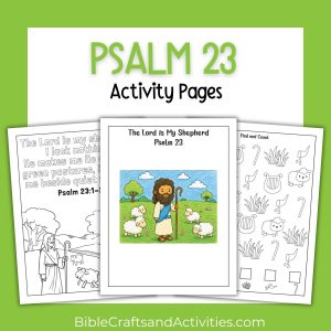 psalm 23 activity pages