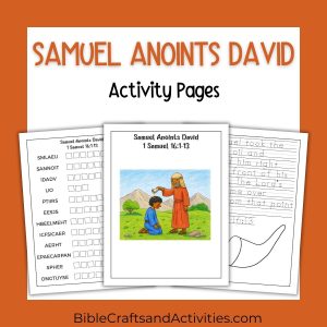 Samuel Anoints David Activity Pages