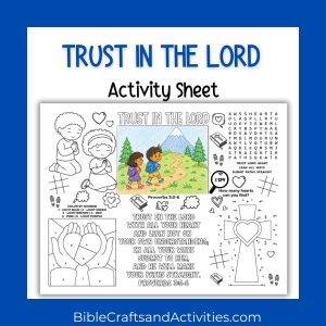 trust in the lord activity sheet